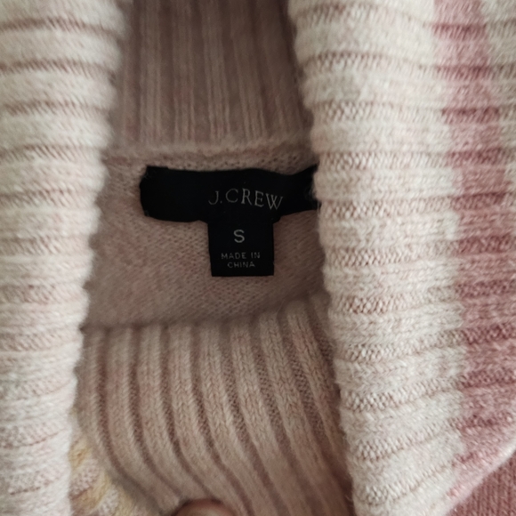 J. Crew Striped Turtleneck Sweater In Supersoft Yarn - Picture 4 of 5